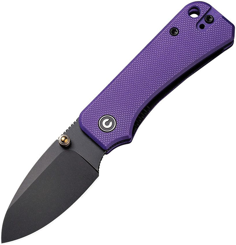 Civivi Baby Banter Linerlock Purple Folding Knife [C19068S4]