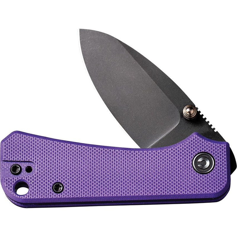 Civivi Baby Banter Linerlock Purple Folding Knife [C19068S4]