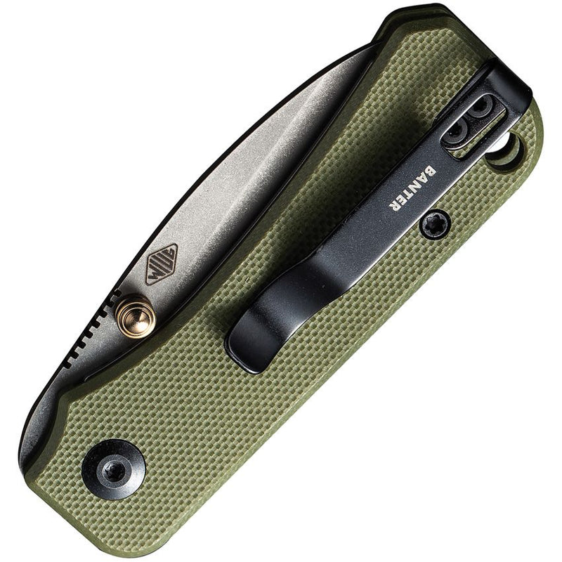 Civivi Baby Banter Linerlock Green Folding Knife [C19068S-5]