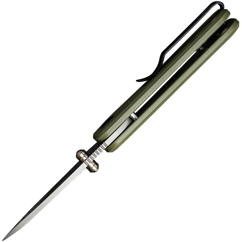 Civivi Baby Banter Linerlock Green Folding Knife [C19068S-5]