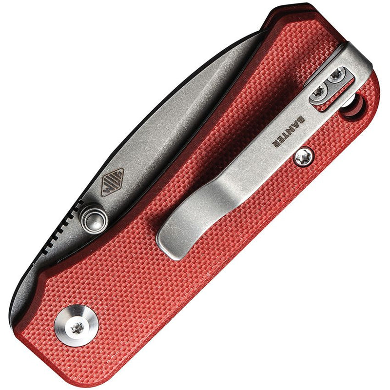 Civivi Baby Banter Linerlock Burgundy Folding Knife [C19068S-6]