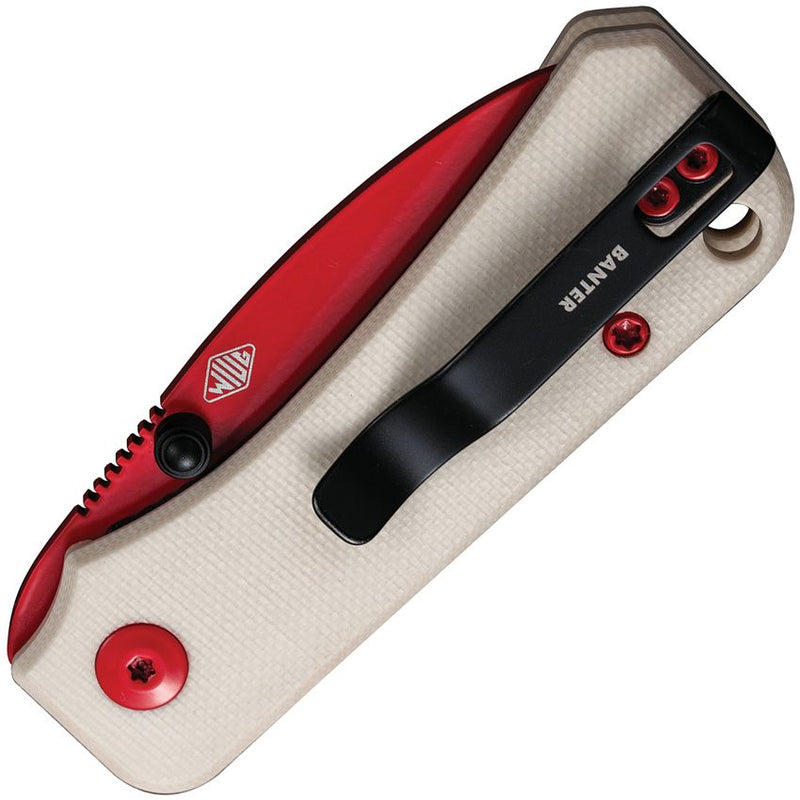 Civivi Baby Banter Linerlock Red Folding Knife [C19068S-7]