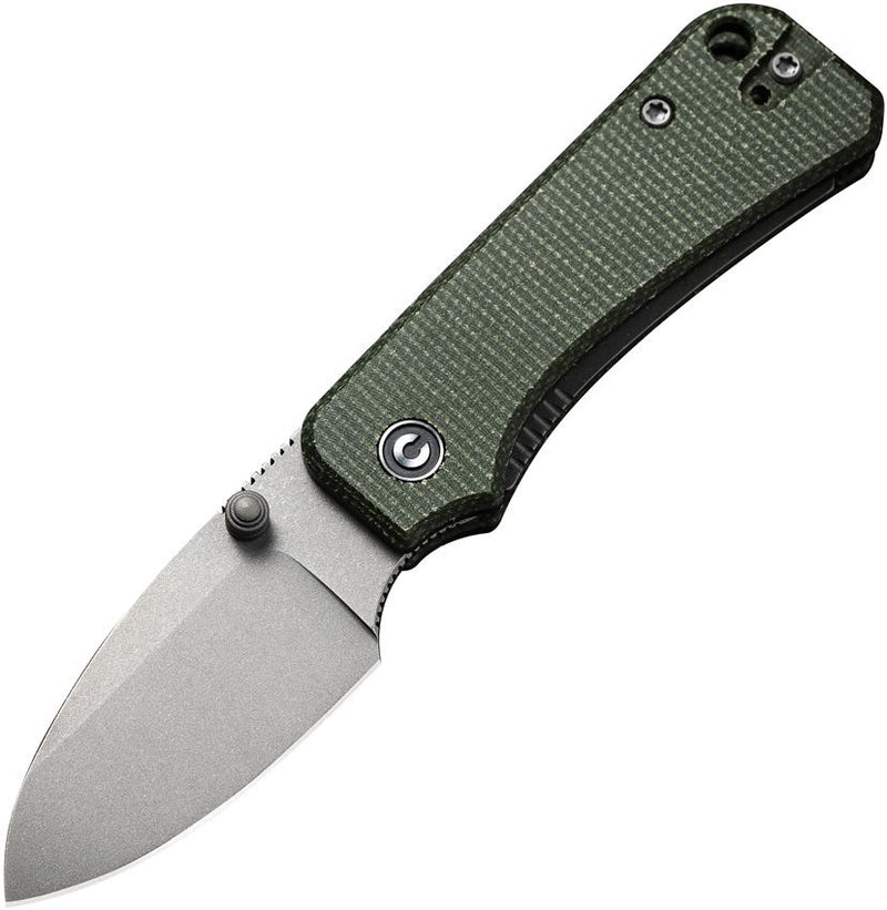 Civivi Baby Banter Linerlock Green Folding Knife [C19068SB-1]