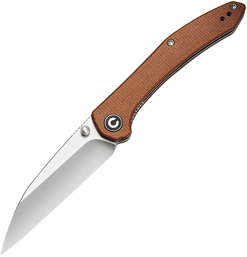 Civivi Hadros Brown Micarta (3.35" Satin 10Cr15CoMoV) Folding Knife [C20004-2] - product view 1