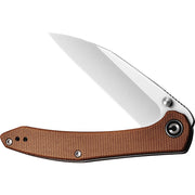 Civivi Hadros Brown Micarta (3.35" Satin 10Cr15CoMoV) Folding Knife [C20004-2] - product view 4