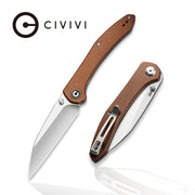 Civivi Hadros Brown Micarta (3.35" Satin 10Cr15CoMoV) Folding Knife [C20004-2] - product view 6