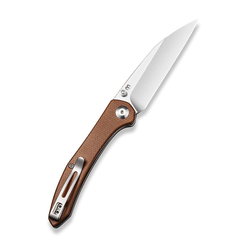 Civivi Hadros Brown Micarta (3.35" Satin 10Cr15CoMoV) Folding Knife [C20004-2] - product view 7