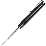 Civivi Ki-V Plus Black G10 (2.52" Silver Bead Blasted Nitro-V) Folding Knife [ C20005B-1] - product view 3