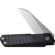 Civivi Ki-V Plus Black G10 (2.52" Silver Bead Blasted Nitro-V) Folding Knife [ C20005B-1] - product view 4
