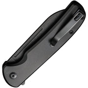 Civivi Chevalier II Black Aluminum (3.47" Black Stonewashed 14C28N) Folding Knife [C20022B-1] - product view 2