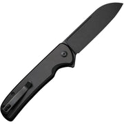 Civivi Chevalier II Black Aluminum (3.47" Black Stonewashed 14C28N) Folding Knife [C20022B-1] - product view 3
