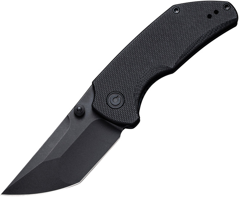 Civivi Thug 2 Black G10 (2.69" Black Stonewashed Nitro-V) Folding Knife [C20028C-1] - product view 1