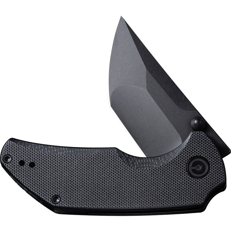 Civivi Thug 2 Black G10 (2.69" Black Stonewashed Nitro-V) Folding Knife [C20028C-1] - product view 5