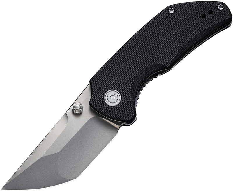 Civivi Thug 2 Black G10 (2.69" Silver Bead Blasted Nitro-V) Folding Knife [C20028C-2] - product view 1