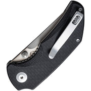 Civivi Thug 2 Black G10 (2.69" Silver Bead Blasted Nitro-V) Folding Knife [C20028C-2] - product view 2