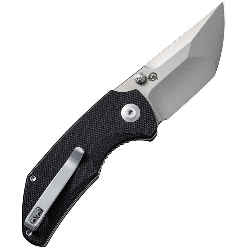 Civivi Thug 2 Black G10 (2.69" Silver Bead Blasted Nitro-V) Folding Knife [C20028C-2] - product view 4