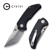 Civivi Thug 2 Black G10 (2.69" Silver Bead Blasted Nitro-V) Folding Knife [C20028C-2] - product view 6