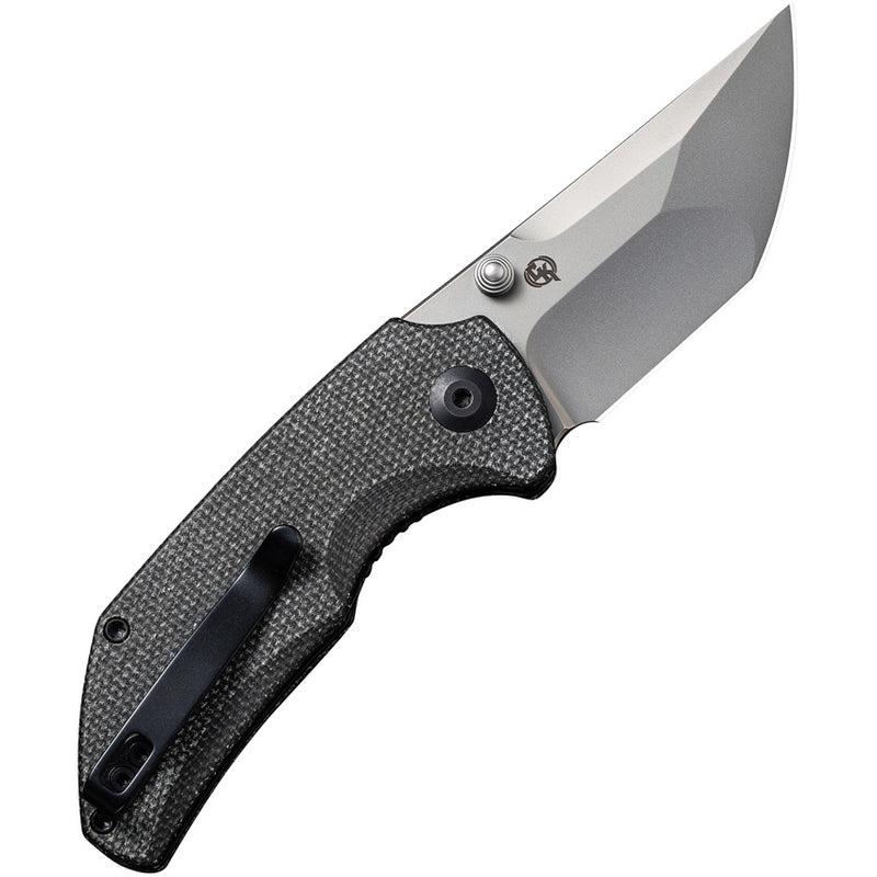 Civivi Thug 2 Dark Green Micarta (2.69" Silver Bead Blasted Nitro-V) Folding Knife [C20028C-3] - product view 4