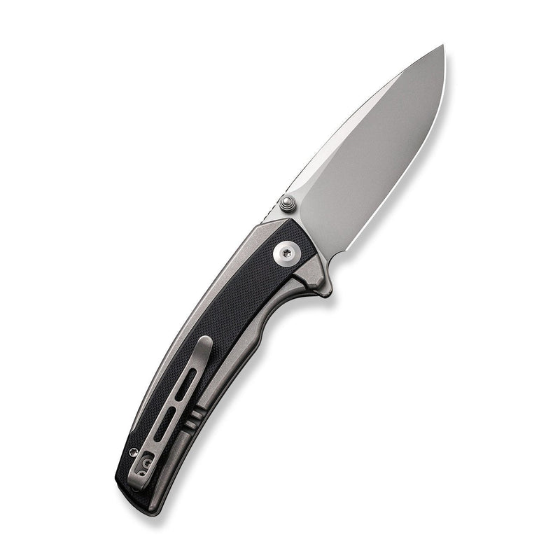 Civivi Teraxe Gray, Black Stainless Steel With G10 Inlay (3.48" Silver Bead Blasted Nitro-V) Folding Knife [C20036-3] - product view 7