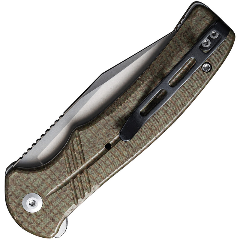 Civivi Cogent Green Micarta Coarse (3.47" Silver Bead Blasted 14C28N) Folding Knife [C20038D-5] - product view 2