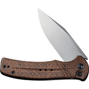 Civivi Cogent Brown Micarta Coarse (3.47" Silver Bead Blasted 14C28N) Folding Knife [C20038D-6] - product view 5
