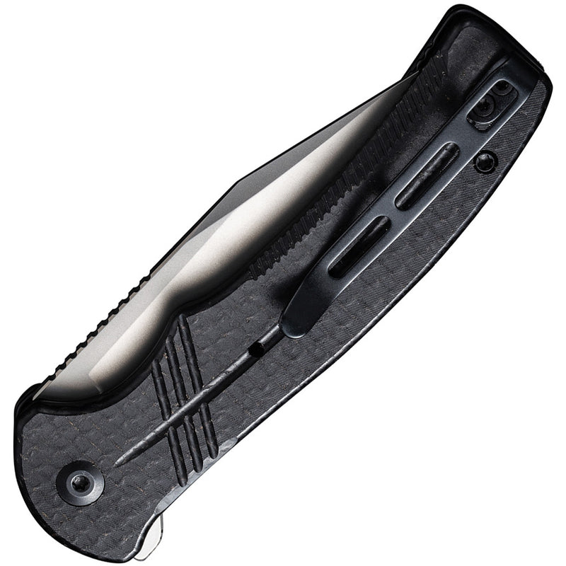 Civivi Cogent Black Micarta Coarse (3.47" Silver Bead Blasted 14C28N) Folding Knife [C20038D-7] - product view 2