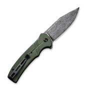 Civivi Cogent Green Micarta (3.47" Black Hand Rubbed Damascus) Folding Knife [C20038D-DS1] - product view 6