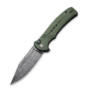 Civivi Cogent Green Micarta (3.47" Black Hand Rubbed Damascus) Folding Knife [C20038D-DS1] - product view 7
