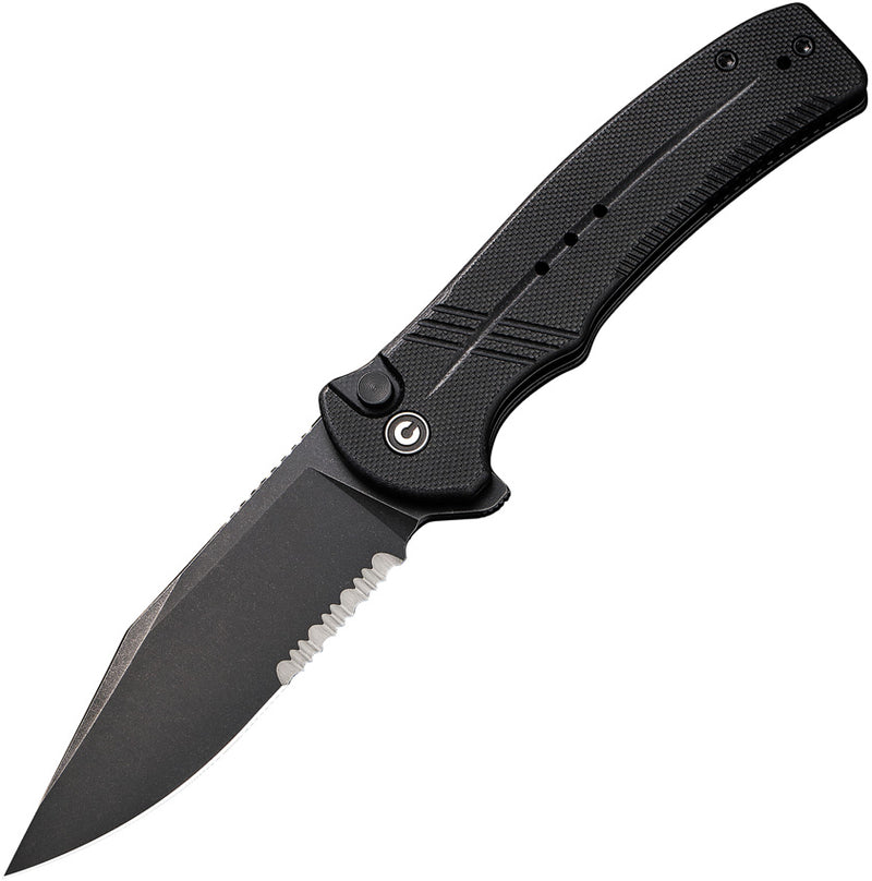 Civivi Cogent Black G10 (3.47" Black Stonewashed 14C28N) Folding Knife [C20038E1] - product view 1
