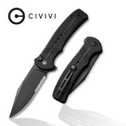 Civivi Cogent Black G10 (3.47" Black Stonewashed 14C28N) Folding Knife [C20038E1] - product view 6