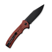 Civivi Cogent Burgundy G10 (3.47" Black Stonewashed 14C28N) Folding Knife [C20038E2] - product view 6