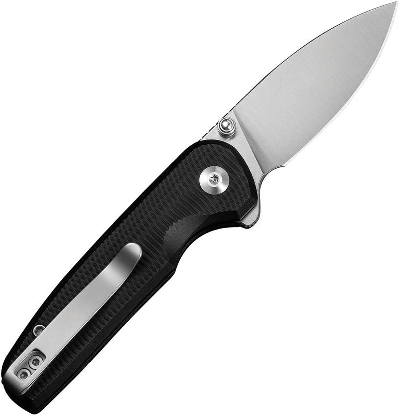 Civivi Mini Shakan Button Lock Black Folding Knife [C20052F-1]