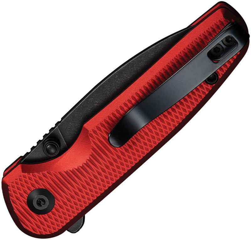 Civivi Mini Shakan Button Lock Red Folding Knife [C20052F-2]