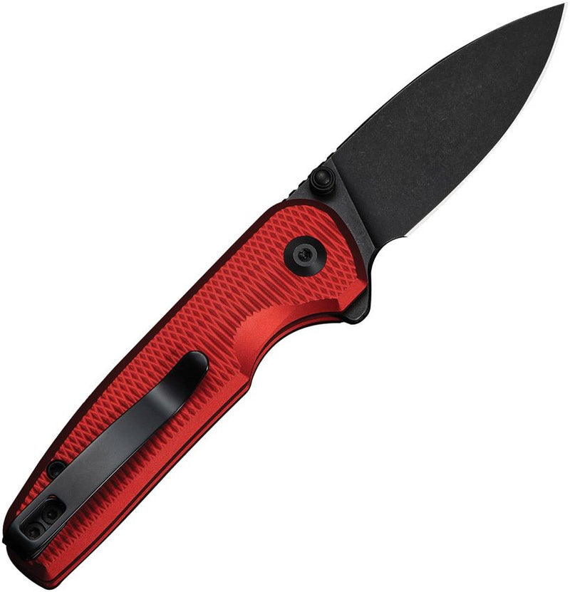 Civivi Mini Shakan Button Lock Red Folding Knife [C20052F-2]