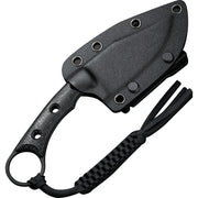 Civivi Midwatch Black Burlap Micarta (3.39" Black Stonewashed Bohler N690) Fixed Blade Knife [C20059B-1] - product view 6