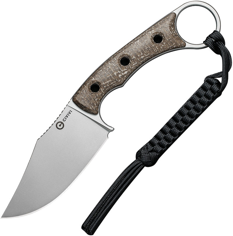 Civivi Midwatch Micarta (3.38" Bohler N690 stainless) Fixed Blade Knife [C20059B-2] - product view 1