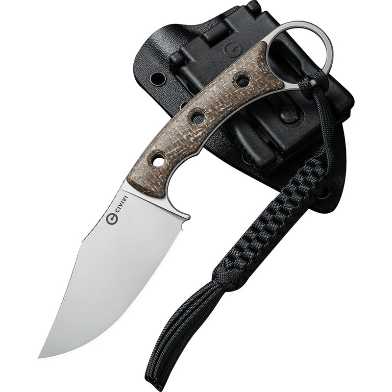 Civivi Midwatch Micarta (3.38" Bohler N690 stainless) Fixed Blade Knife [C20059B-2] - product view 3
