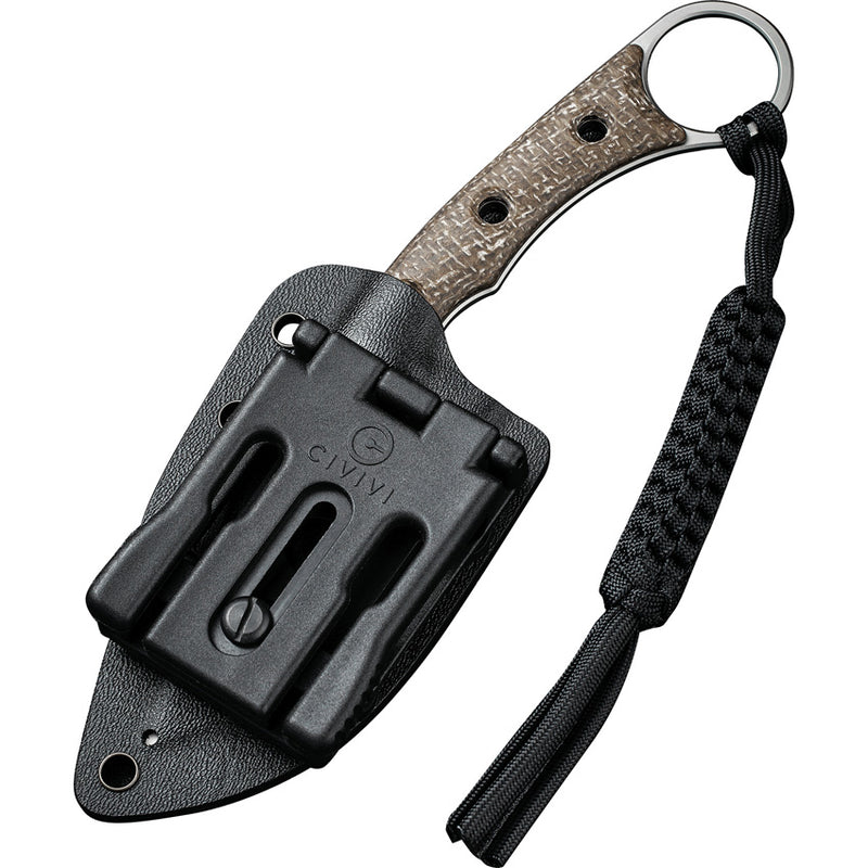 Civivi Midwatch Micarta (3.38" Bohler N690 stainless) Fixed Blade Knife [C20059B-2] - product view 6