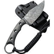 Civivi Midwatch Carbon fiber (3.38" Damascus steel) Fixed Blade Knife [ C20059BDS1] - product view 4