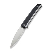 Civivi Savant Plain, Black Stainless Steel With G10 Inlay (3.47" Silver Bead Blasted 14C28N) Folding Knife [ C20063B-2] - product view 5