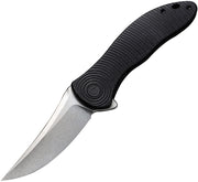 Civivi Synergy3 Black G10 (3.24" Stonewashed Nitro-V) Folding Knife [C20075A-1] - product view 1