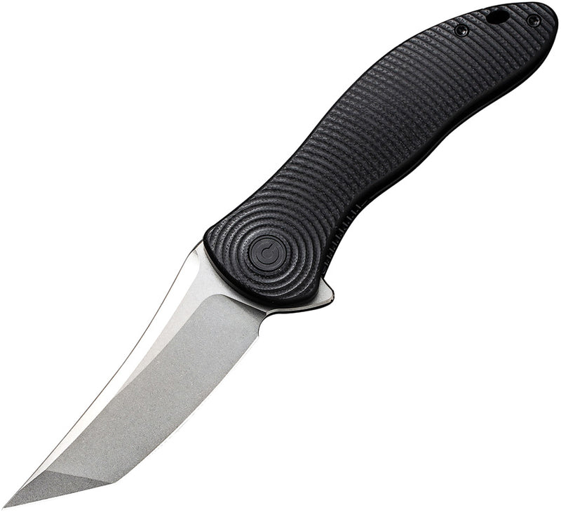 Civivi Synergy3 Black G10 (3.24" Stonewashed Nitro-V) Folding Knife [C20075B-1] - product view 1