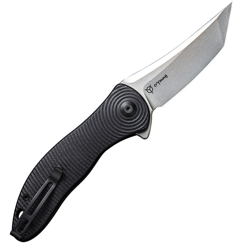 Civivi Synergy3 Black G10 (3.24" Stonewashed Nitro-V) Folding Knife [C20075B-1] - product view 5