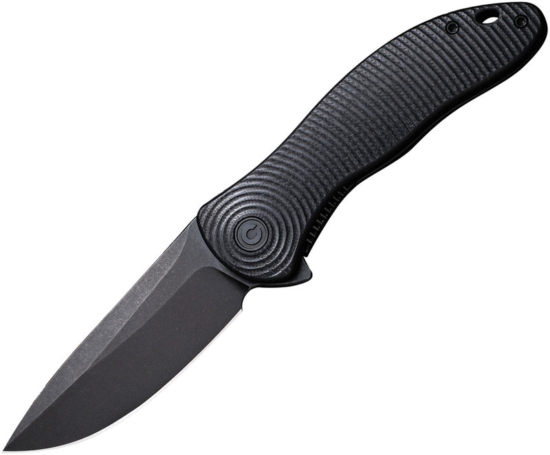 Civivi Synergy3 Black G10 (3.24" Black Stonewashed Nitro-V) Folding Knife [C20075D-1] - product view 1