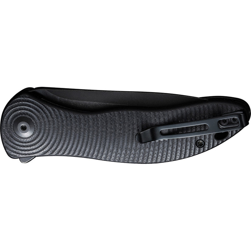Civivi Synergy3 Black G10 (3.24" Black Stonewashed Nitro-V) Folding Knife [C20075D-1] - product view 2