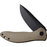 Civivi Synergy3 Tan G10 (3.24" Black Stonewashed Nitro-V) Folding Knife [C20075D-2] - product view 3