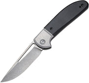 Civivi Trailblazer Gray,Black G10 Onlay On Stainless Steel (2.97" Gray Stonewashed 14C28N) Folding Knife [C2018C] - product view 1