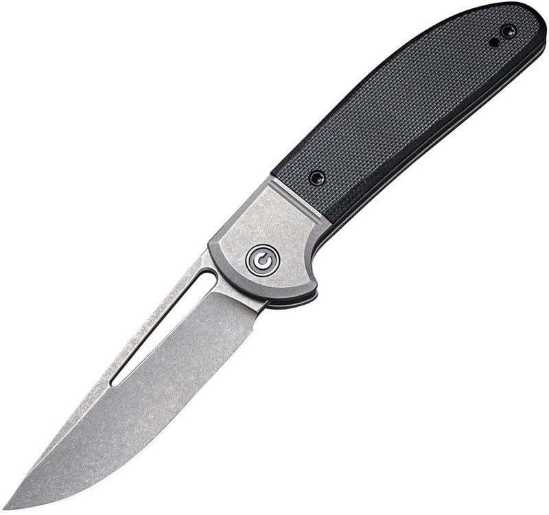 Civivi Trailblazer Gray,Black G10 Onlay On Stainless Steel (2.97" Gray Stonewashed 14C28N) Folding Knife [C2018C] - product view 1