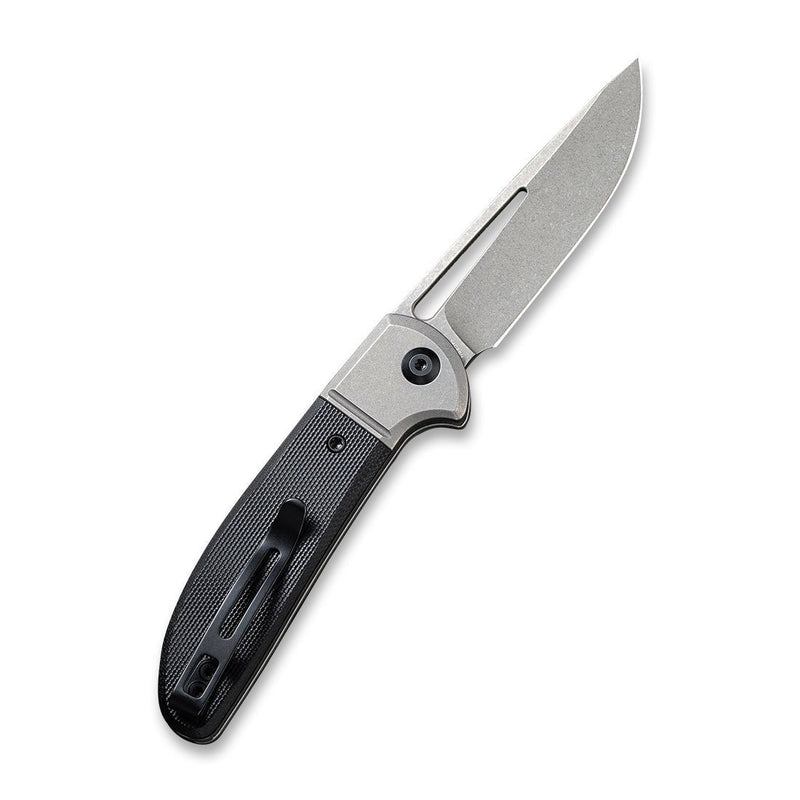 Civivi Trailblazer Gray,Black G10 Onlay On Stainless Steel (2.97" Gray Stonewashed 14C28N) Folding Knife [C2018C] - product view 6