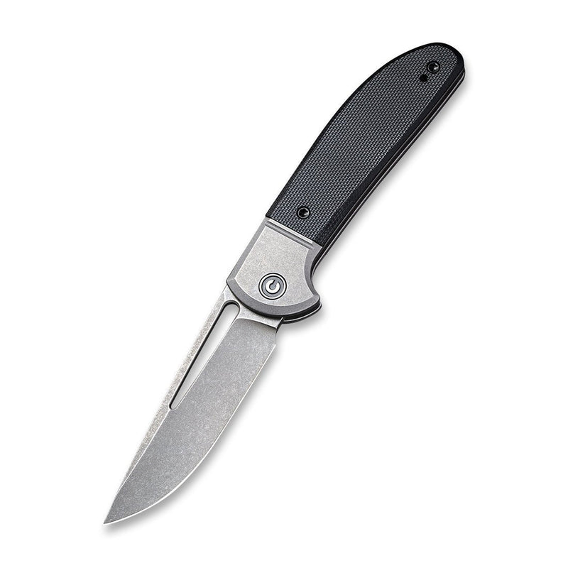 Civivi Trailblazer Gray,Black G10 Onlay On Stainless Steel (2.97" Gray Stonewashed 14C28N) Folding Knife [C2018C] - product view 7